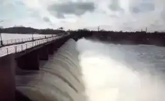 Уровень воды в Сергеевском водохранилище и реке Есиль продолжает расти: в СКО ограничено движение на участке трассы