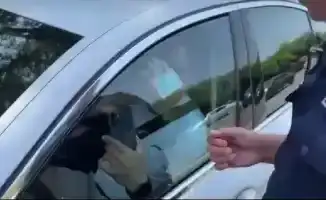 В Алматы задержали водителя из Кыргызстана за демонстративное неподчинение полиции