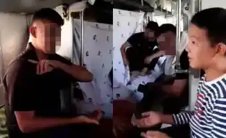 11-Year-Old Kazakh Boy Charms American Tourist with Fluent English on Train, Goes Viral