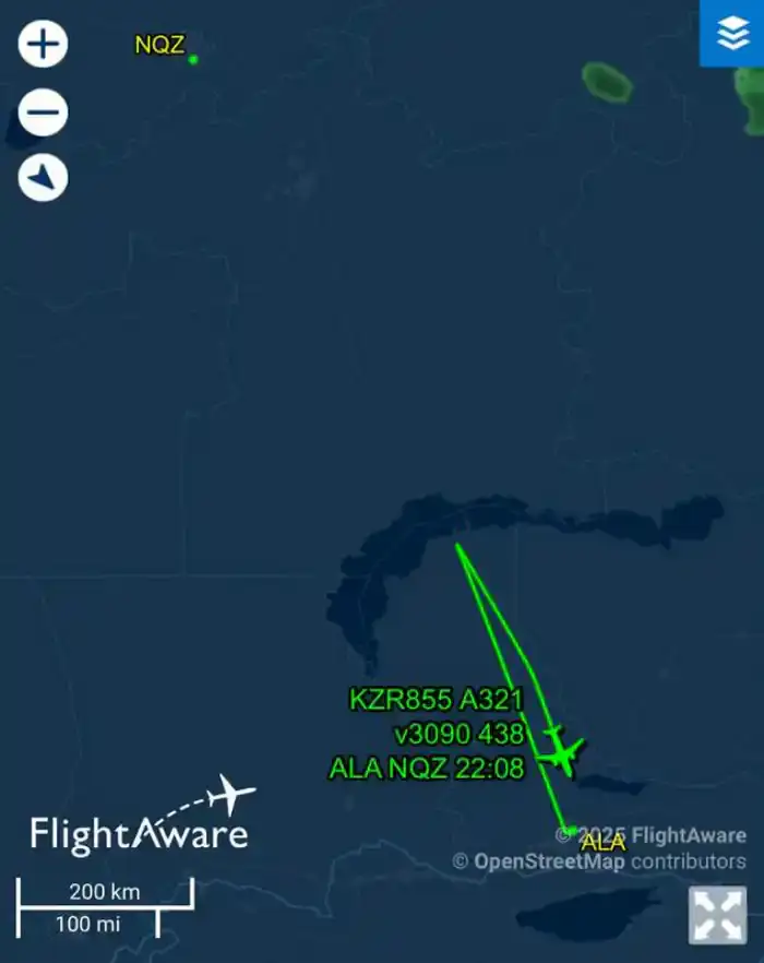 Самолет Air Astana