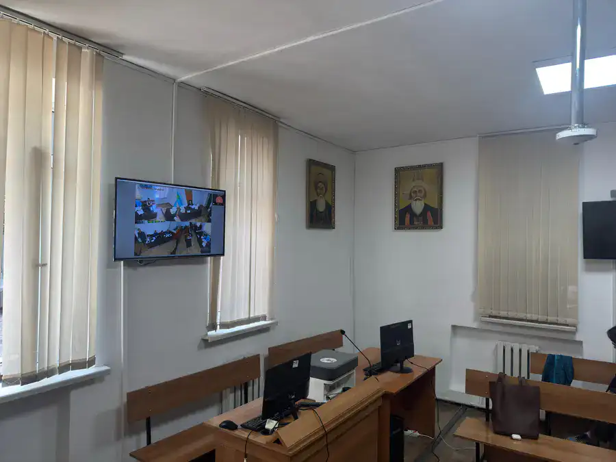 Зал заседания в суде над лидером ОПГ "Хуторские"