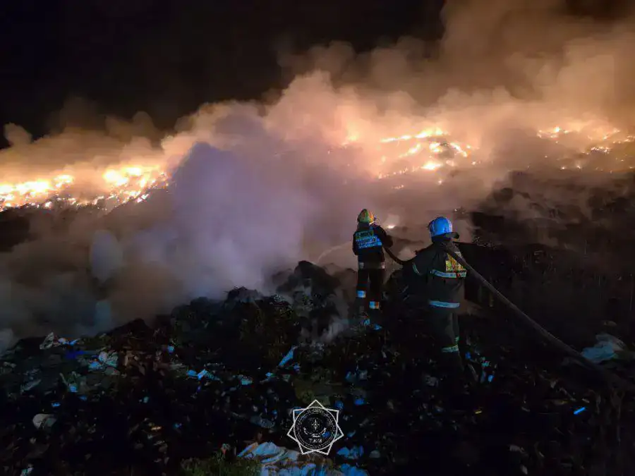 пожар в Алматы