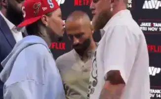 Боксер Джервонта Дэвис и блогер Джейк Пол устроили драку в Лос-Анджелесе