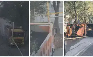 Грузовик в Алматы: авария оставила без газа 50 абонентов и санаторий в микрорайоне Ремизовка