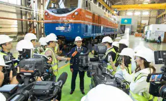 КТЖ и Wabtec представили новые локомотивы в Астане: пресс-тур на заводе Wabtec