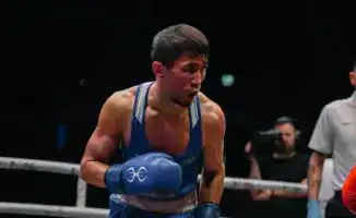 Махмуд Сабырхан триумфально завоевал золото чемпионата мира по боксу в Ливерпуле, одержав победу в финале в категории до 55 килограммов!
