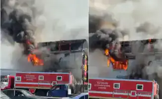 Пламя в Алматы: огнеборцы сражаются с огненной стихией, но пробка на дороге превращает их в заложников времени