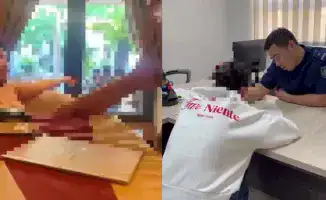 На днях в соцсетях стало популярным видео, на котором девушка делает необычную просьбу официанту в ресторане — вытереть ей ноги. Это видео вызвало широкий резонанс и обсуждение среди пользователей, однако полиция Алматы пока не комментировала данное событ