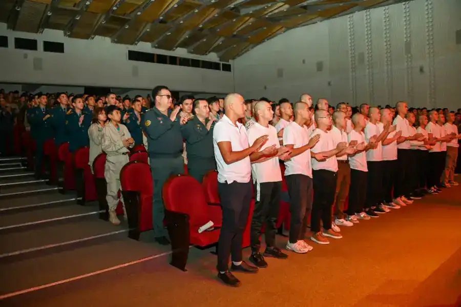 В Астане прошла военно-патриотическая акция «Ел қорғау – нағыз ерлер ісі» (3)