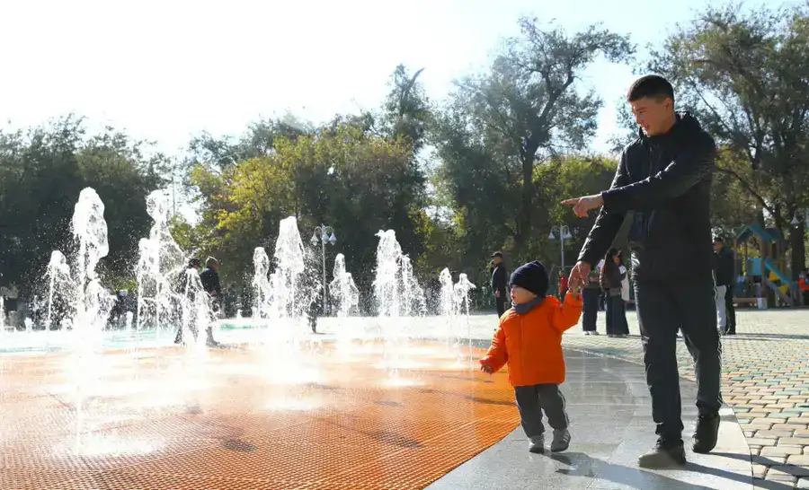 «Таза Қазақстан»: Аким области принял участие в посадке деревьев в обновленном парке (10)