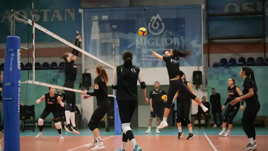 Спортсменки женского волейбольного клуба «Berel» ВКО вошли в тройку сильнейших команд страны (10)