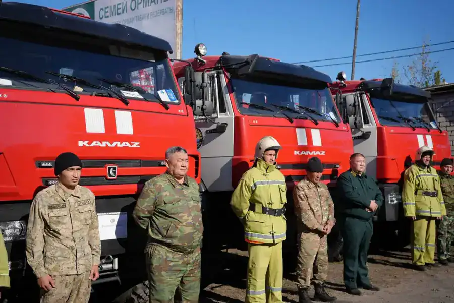 ГЛПР «Ертіс орманы» и «Семей орманы» оснащены новой пожарной техникой (2)