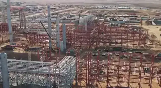 На Кашагане продолжается строительство газоперерабатывающего завода (2)