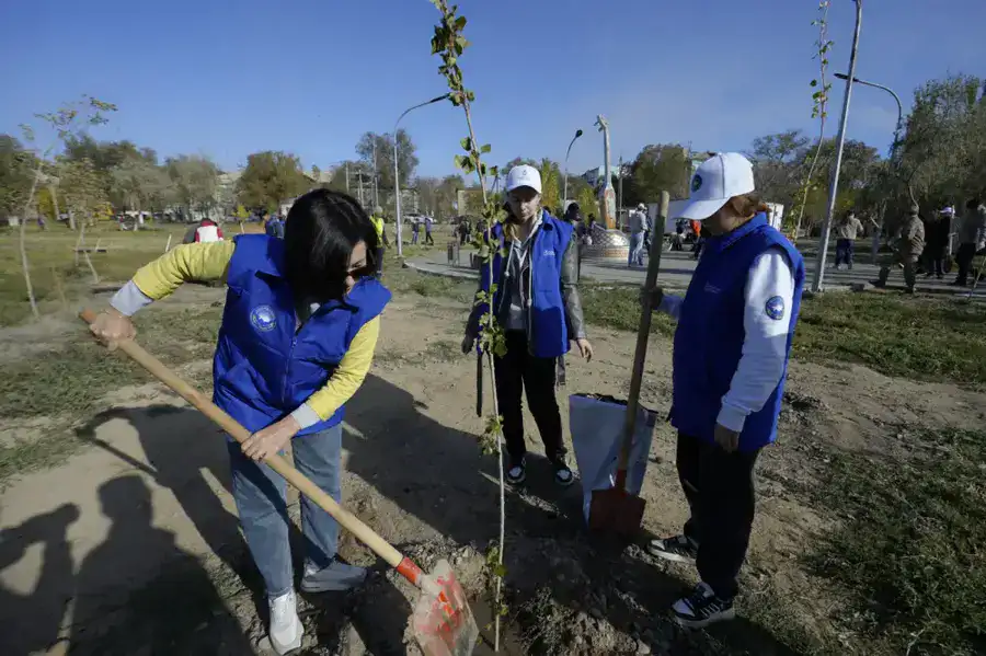 В области Ұлытау прошли экологические мероприятия в рамках акции «Таза Қазақстан» (3)