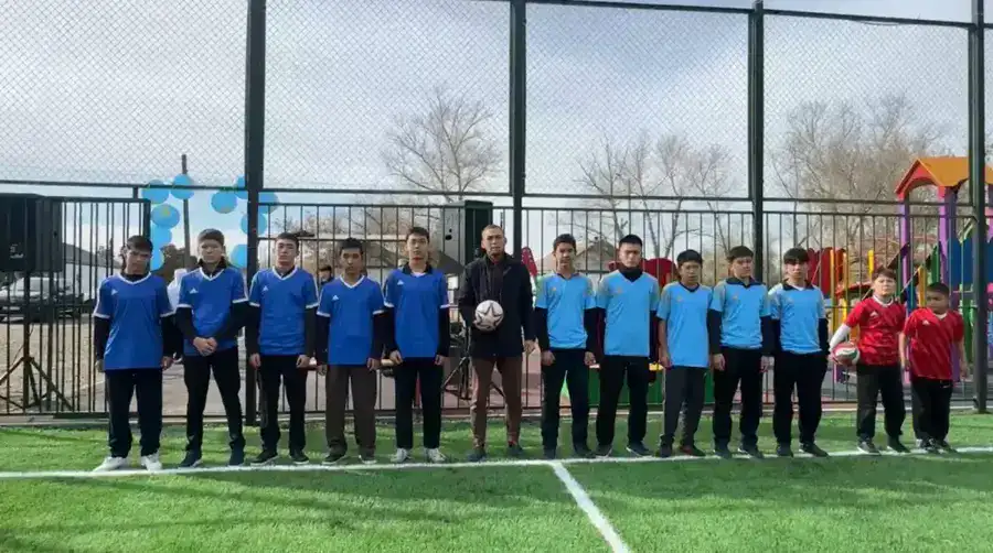 В Целиноградском районе расширяется сеть детских и спортивных площадок (2)