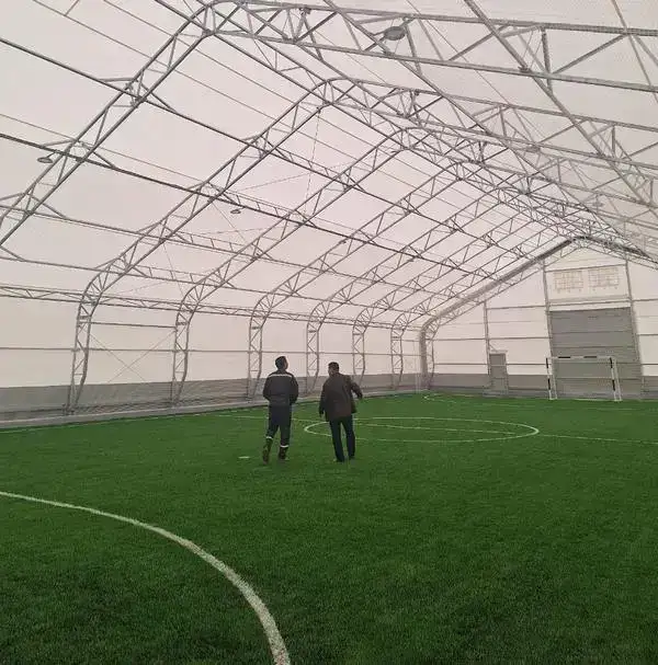 В посёлке Мойынты Шетского района появился крытый футбольный стадион (3)