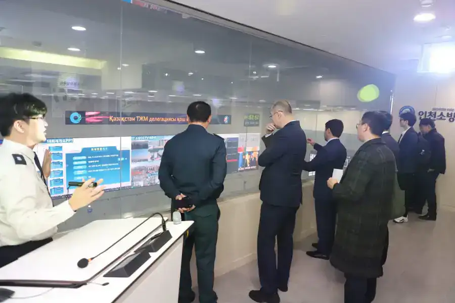 Делегация МЧС Казахстана ознакомилась с системой экстренного реагирования Республики Корея (2)