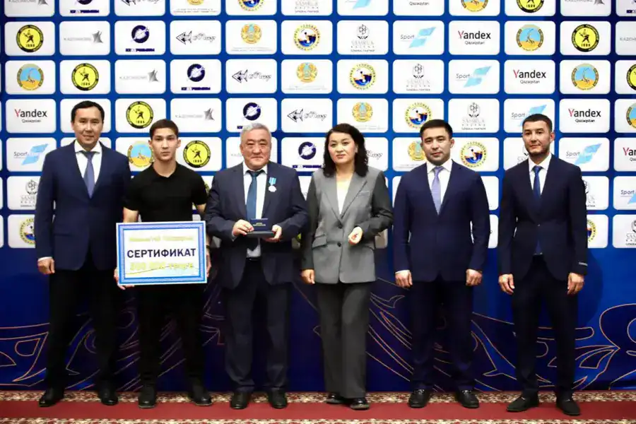 В Дворце спорта «Баянтау» состоялось торжественное открытие Чемпионата Республики Казахстан по дзюдо (8)