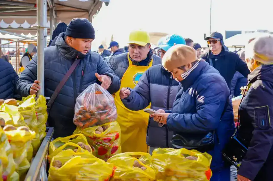 Доступные цены и самые свежие продукты: в Астане проходит ярмарка аграриев Павлодарской и Северо-Казахстанской областей (8)
