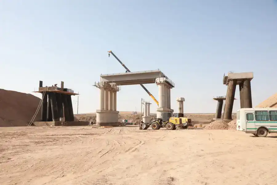 ТУРКЕСТАН: ИНТЕНСИВНО ВЕДЕТСЯ СТРОИТЕЛЬСТВО ЖЕЛЕЗНОДОРОЖНОЙ ЛИНИИ "ДАРБАЗА – МАКТААРАЛ" (3)