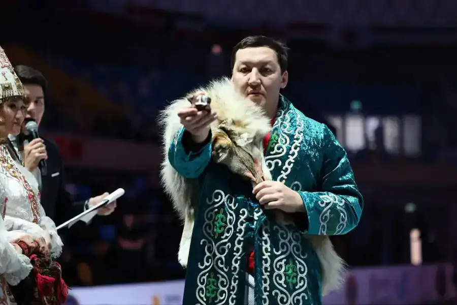 Астанада «Қазақстан барысы – 2025» XIV республикалық турнирінің ашылу салтанаты өтті (5)