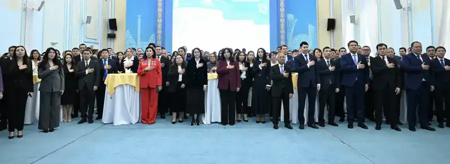 В преддверии Дня Республики в МИД Казахстана состоялось торжественное собрание (2)