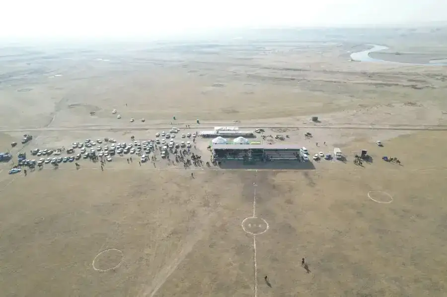 В Шуском районе открылся новый ипподром для проведения игр по кокпару (5)