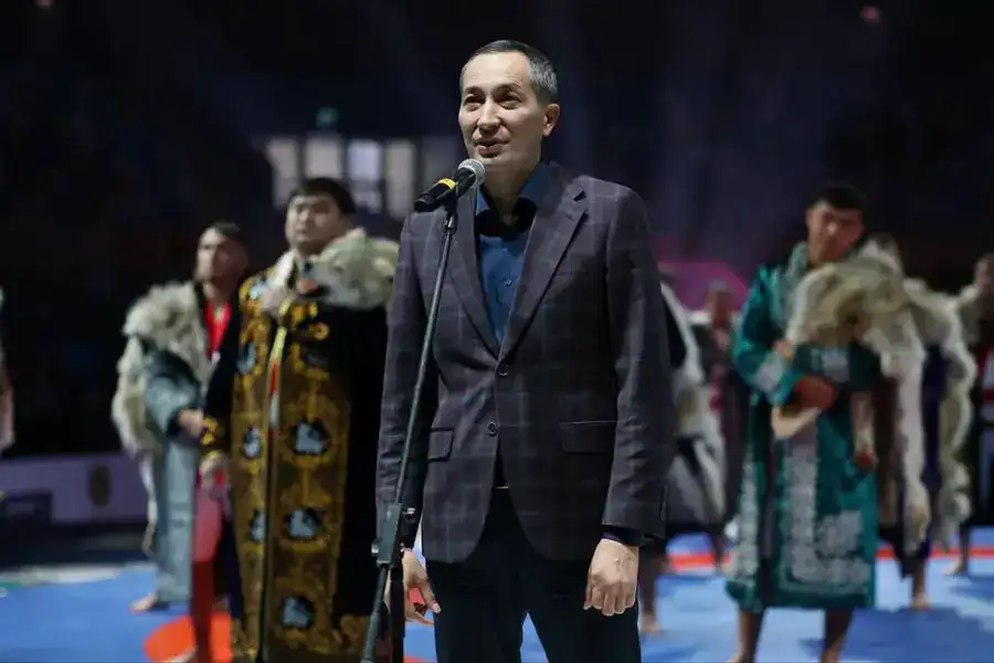 Астанада «Қазақстан барысы – 2025» XIV республикалық турнирінің ашылу салтанаты өтті (10)