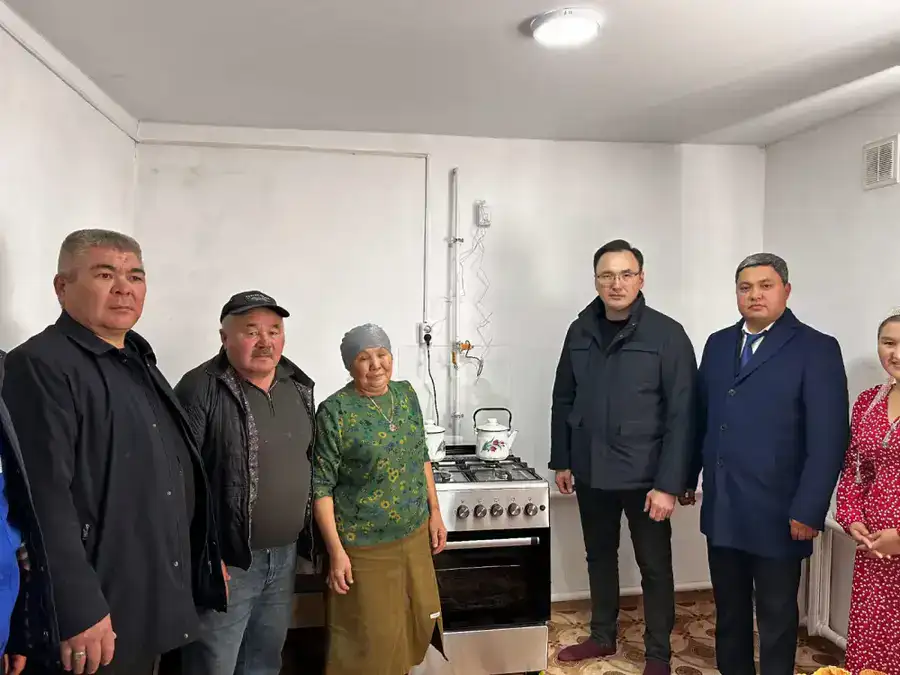 В Мугалжарском районе еще два села подключены к газу (2)