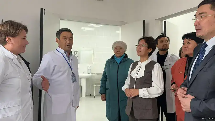 В городе Степняке района Биржан сал и в селе Партизанка Буландынского района открылись новые медицинские объекты (2)