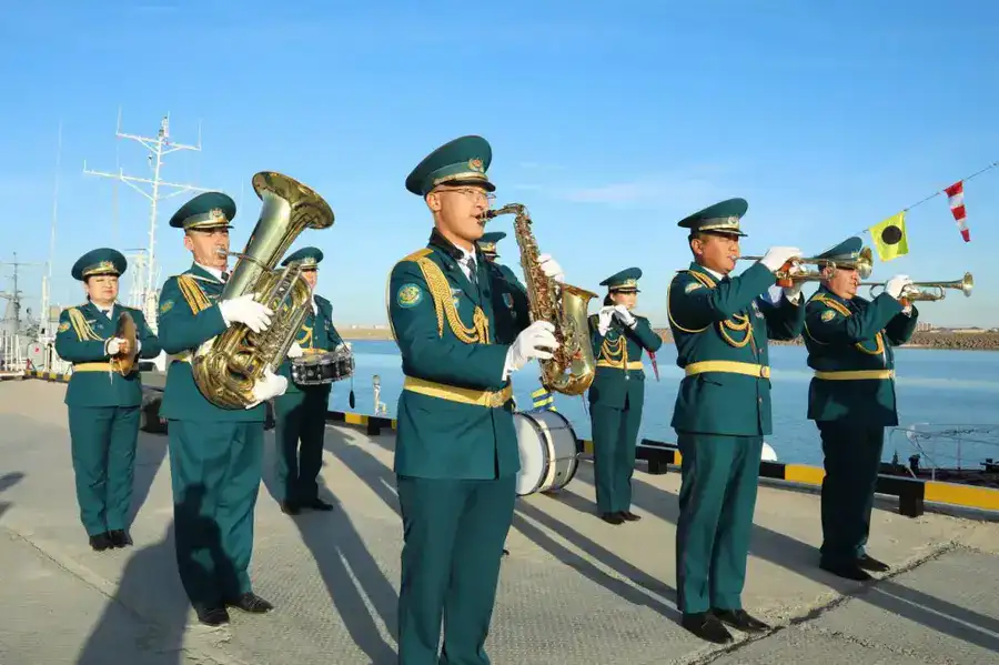 В Мангистауской области на службу заступил новый корабль береговой охраны (6)