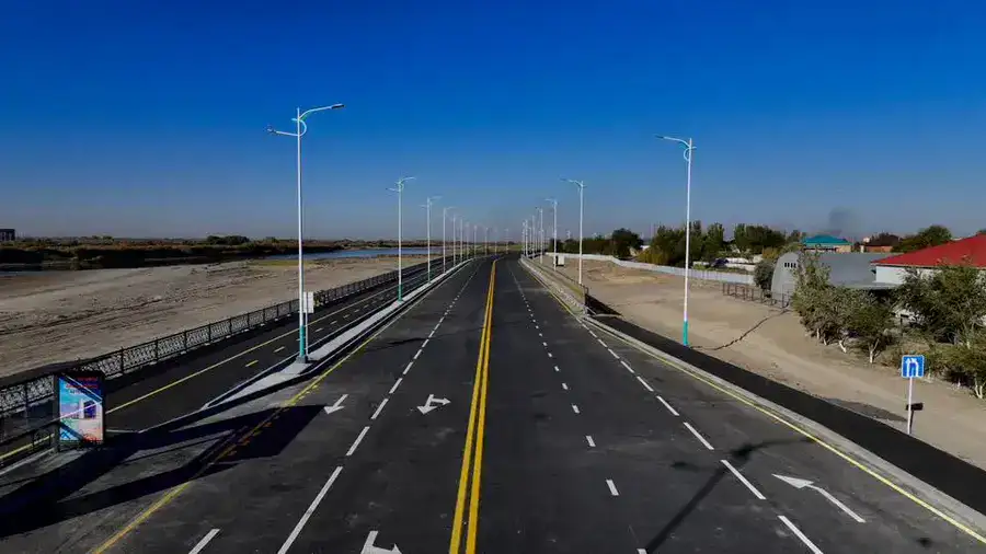 В Кызылорде завершен и сдан в эксплуатацию второй этап проспекта 25 лет Независимости (2)