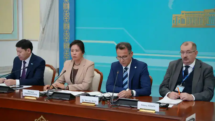Вице-министр юстиции Ботагоз Жакселекова приняла участие в брифинге для представителей дипломатического корпуса (6)