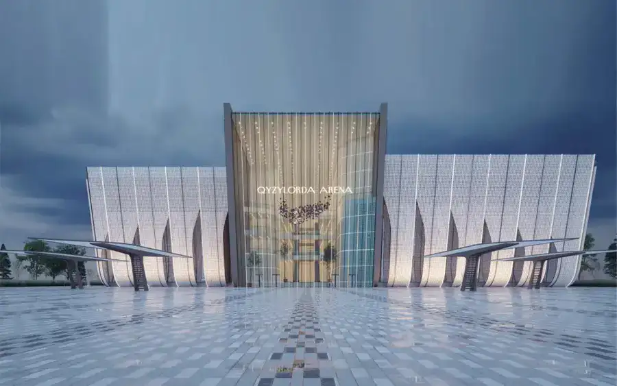 Глава региона ознакомился с ходом строительства многофункционального спортивного комплекса «Кызылорда арена» (5)