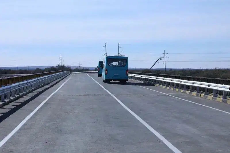 В Карагандинской области открыли новый мост через Нуру (8)