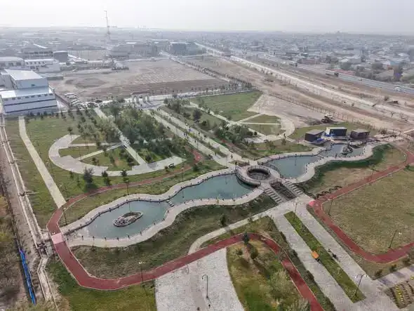 В ТУРКЕСТАНЕ ПРОШЛА КАПИТАЛЬНАЯ РЕКОНСТРУКЦИЯ ПАРКА «ПАРАСАТ» (9)