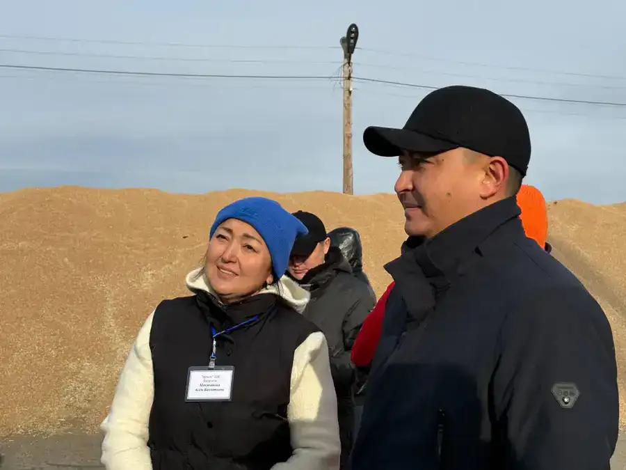 Аким области с рабочей поездкой посетил Жамбылский район (10)