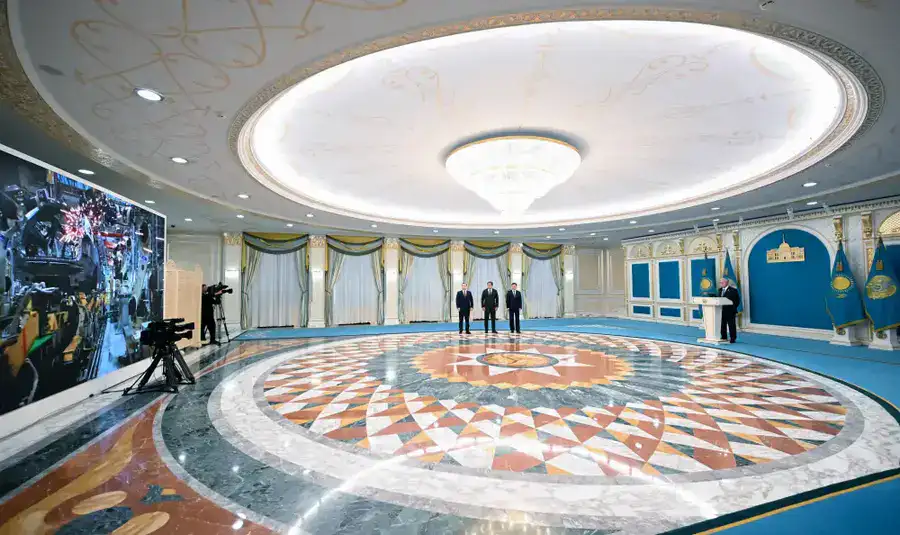 Глава государства в ходе телемоста открыл автомобильный завод KIA Qazaqstan (3)