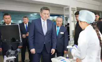 Посещение колледжа в Саратовке Акимом ВКО Нурымбетом Сактагановым