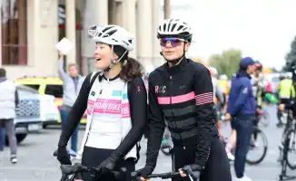 Велосипедисты на старте: Алматы стало ареной для более чем 200 смельчаков в гонке Giro d’Almaty-2025