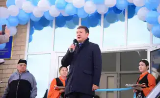 Открытие физкультурно-оздоровительного комплекса в селе К. Нокина