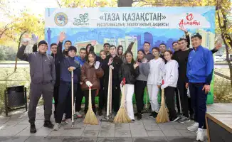 Экологическая акция «Таза Қазақстан» в Алматы: более 2300 участников и 1680 кубометров мусора