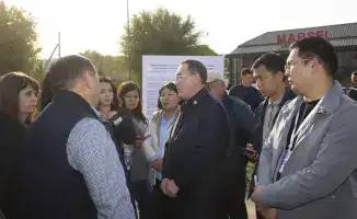 Боралдай: дороги к школе вновь обретут форму после бурь инженерных работ