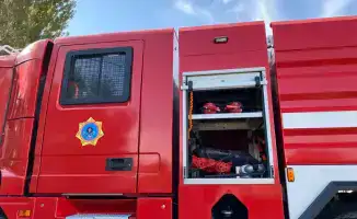 В район Мақаншы поступила современная международная пожарно-спасательная техника