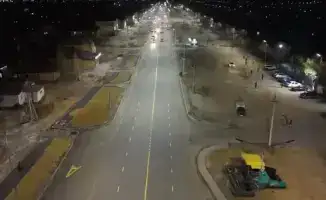 Светлый путь: в Целиноградском районе прокладывают дороги и устанавливают освещение для безопасности жителей