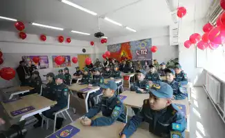 Открытие класса «Юный спасатель» в Алматы: шаг к повышению безопасности среди молодежи