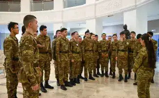 Студенты военной кафедры посетили Военно-исторический музей в Астане