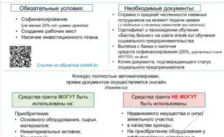 В Астане стартует конкурс на государственные гранты для поддержки социальных предпринимателей