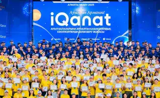 Сельские школьники Карагандинской области на олимпиаде IQanat