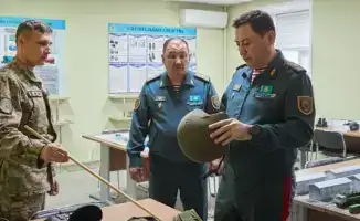 Проверка воинских частей Главнокомандующим Национальной гвардией в Усть-Каменогорске